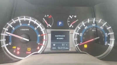 Cuadro medidor velocímetro 4Runner OE 2016-2019 56 k millas Toyota Foto 1 de 4