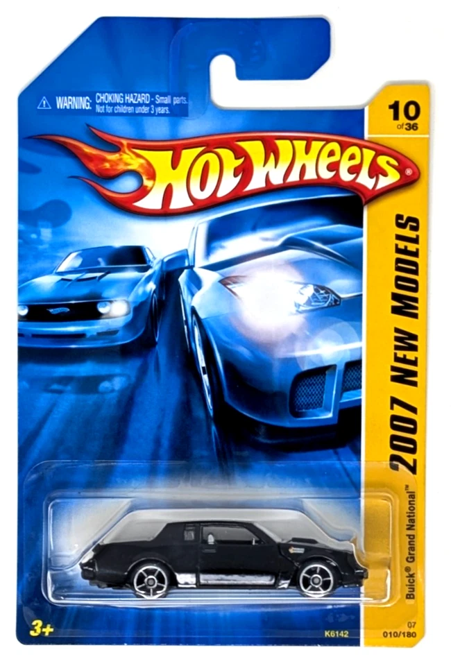 Hot Wheels Buick Grand National 2007 New Models Black 10/180 - NEW - Image 1 of 1