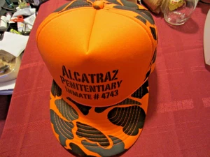 ORANGE ALCATRAZ GEFÄNGNIS/INSASSE #4743 HUT - Bild 1 von 8