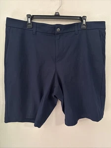 Lululemon Commission Short Relaxed 11” Size 38 Warpstreme True Navy Golf Active - Picture 1 of 5