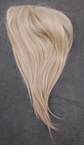 Unbranded Blonde Wig Topper Mono Top Hand Tied Synthetic - Picture 1 of 6