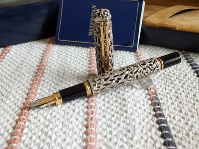 Pluma Estilográfica Waterman Le Man 100 Plata de Ley de Sebilo y Waterman (#6510) Foto 1 de 4