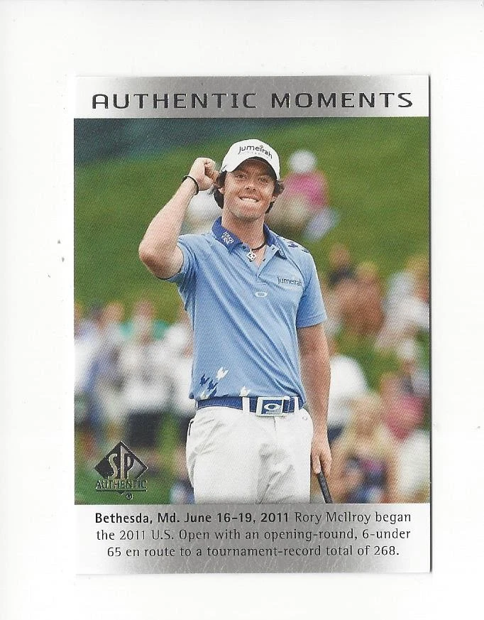 2014 SP Authentic #53 Rory McIlroy (Authentic Moments) - Image 1 of 1