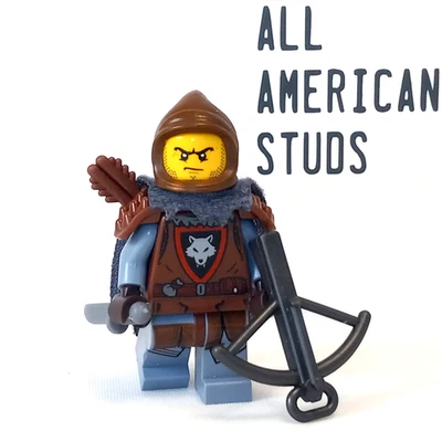 Lego Castle Wolfpack Beastmaster Minifigure Crook 10332 Rogue Bandit Knight - Image 1 of 4