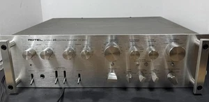 ROTEL RC-2000 PRE AMP AMPLIFIER RARE SILVER FACE TESTED! - Picture 1 of 9