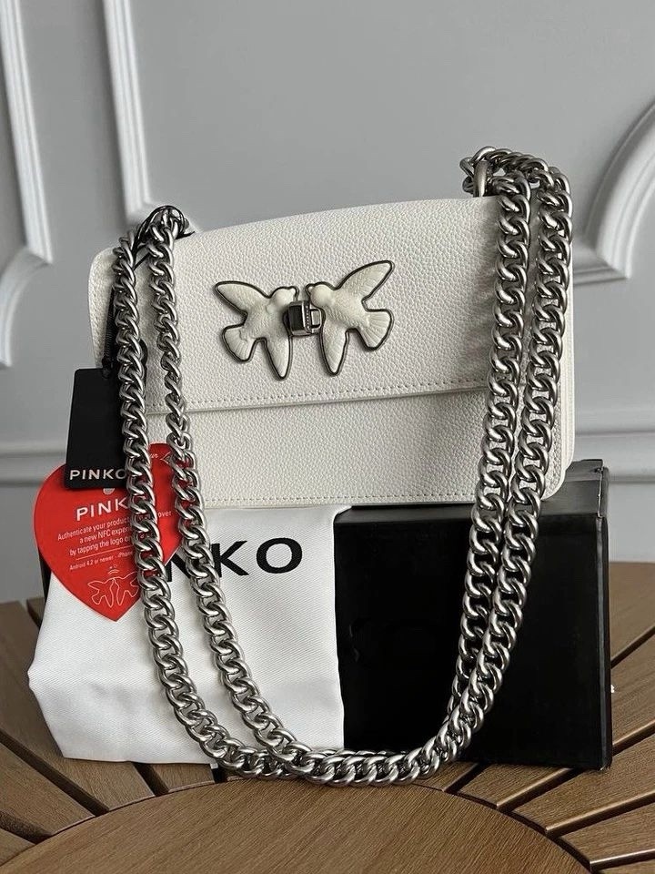 PINKO FW25 Pinko White (100074 A0F1Z14Q) PINKO White Bags