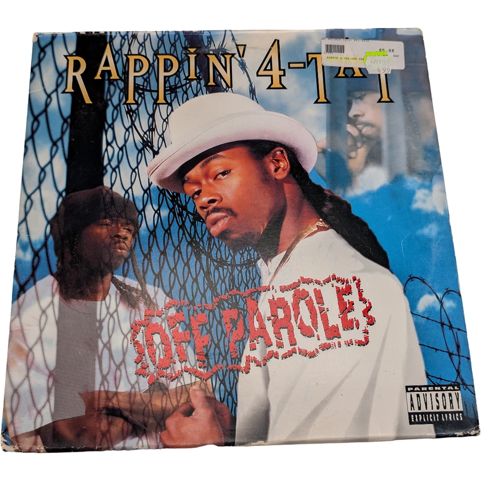 Rappin 4-Tay Off Parole 2LP Vinyl Original 1996 US Pressing EMI F1 35509 VG+ - Image 1 of 4