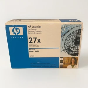 HP LaserJet 27x Black Toner Print Cartridge C4127X for 4000, 4050 New Sealed - Picture 1 of 2