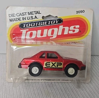 1982 Vintage Tootsie Toy Toughs Red X-ll Citation Car Diecast Carded MOC Sealed - Image 1 of 4