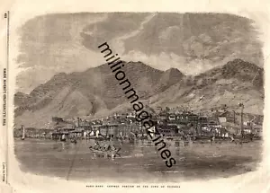 1857 Victoria Hong Kong - Original print from Illustrated London News - Picture 1 of 1