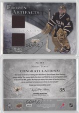2010-11 Upper Deck Artifacts Frozen Jersey Silver /50 Marty Turco #FA-MT