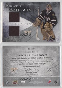2010-11 Upper Deck Artifacts Frozen Jersey Silver /50 Marty Turco #FA-MT