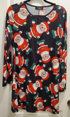 Ruiyige Christmas SANTA Dress Woman’s Size XL NWOT — 第 1/4 张图片