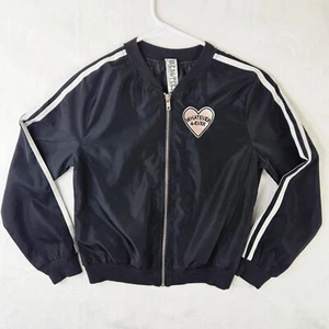 Beautees Full Zip Jacket Little Girls Size L Large 34XL19" Black Whatever 4 EVER - Picture 1 of 13
