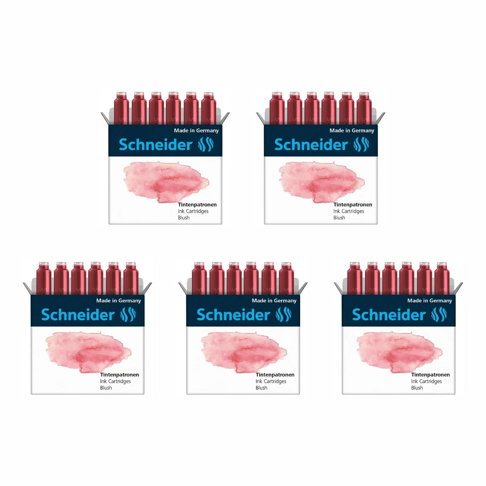 Schneider Standard-Tintenpatronen 5er-Set blush