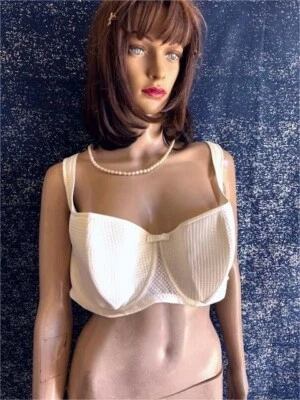 ROSME BALCONETTE LIGHTLY LINED BRA SZ UK 48 DD - Image 1 of 3