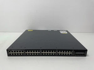 CISCO WS-C3650-48TQ-L + 2 x pile C3650. GARANTIE 90 JOURS. LIVRAISON GRATUITE AU ROYAUME-UNI - Photo 1/2