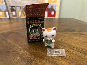 Kidrobot Rambunctious Tricky Cats Classic Lucky Kitty Cat figura in vinile con scatola - Foto 1 di 2