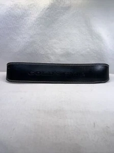 Gold’s Gym Weightlifting Back Belt Size Extra Large Black Leather Foam Padded - Picture 1 of 7