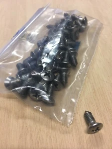 VITE ACCIAIO INOX M5x10 TESTA BOMBATA SVASATA IMPRONTA STELLA PH2  30PZ - Foto 1 di 1