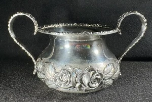 Stieff Sterlingsilber Zuckerschüssel handgejagt 23 1/2 VINTAGE/HISTORISCHES KUNSTWERK - Bild 1 von 11
