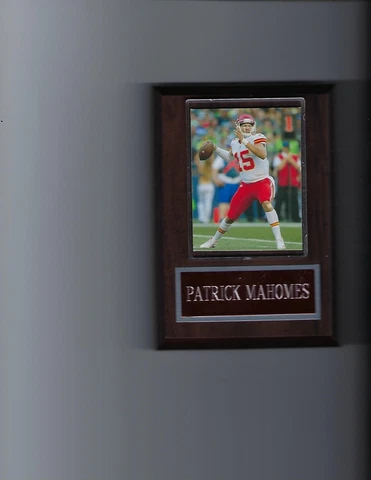 PATRICK MAHOMES PLAQUE KANSAS CITY CHIEFS KC FOOTBALL NFL Cover