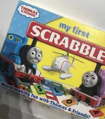 My First SCRABBLE THOMAS & FRIENDS Rare 2009 Mattel Games - KIDS WORD MAKING FUN - Image 1 of 4