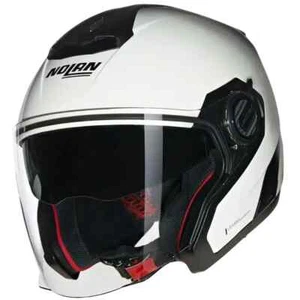 Casco Moto Jet NOLAN N40-5 06 Clásico N-Com 305 Blanco Metalizado Talla M - Imagen 1 de 3