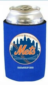 New York Mets Full Bottom Can Holder [NEW] MLB Drink Soda Bottle Cold Beer - Picture 1 of 1