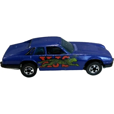 Coche Hot Wheels vintage 1977 azul Jaguar XJS Hong Kong Foto 1 de 4