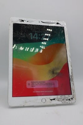 Apple iPad 6.Gen 2018 32GB WiFi  Wlan Weiß Displayschaden A1893 #4935 - Bild 1 von 4