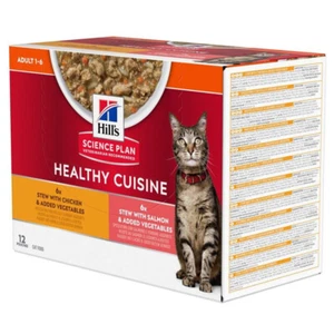 Hill's Science Plan Adult Healthy Cuisine Ragout Katzenfutter Nassfutter 24x 80g