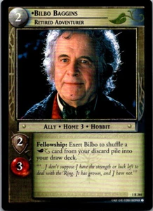 LoTR TCG FoTR Fellowship Of The Ring Bilbo Beutlin, Abenteurer im Ruhestand 1R284 - Bild 1 von 1