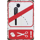 Stehpinkeln verboten, wildes urinieren, Humor, Blechschild, 30cm x 20cm, NEU