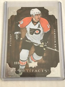 08/09 UPPER DECK ARTIFACTS MIKE RICHARDS SILVER PARALLEL 8/100 SP UD #29 RARE