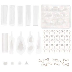 Epoxy Resin Casting Silicone Mold DIY Jewelry Pendant Craft Making Tool Handmade - Picture 1 of 11
