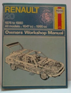 Haynes - Renault 20 /1976-1980/ Tout Modèles / Propriétaires Atelier Manuel Used - Picture 1 of 7