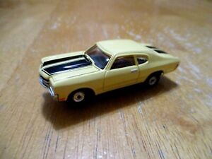 Aurora T Jet Chassis Johnny Lightning 70 Chevy Chevelle Slot Car Yellow 