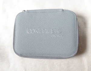 Look Fantastic Grey Makeup Beauty Case Bag Faux Leather Finish New - Picture 1 of 5