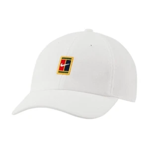 New Nike Heritage 86 Court Logo Cap Men's Hat Tennis DJ6147-102 ADULT UNISEX - Picture 1 of 2