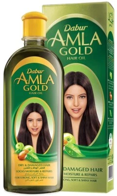 Dabur Amla Gold Hair Oil (Haaröl für langes, weiches & kräftiges Haar) 200ml
