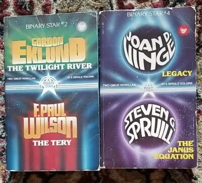 BINARY STAR #2 & # 4. 1979 -  4 Novels  - Image 1 of 4