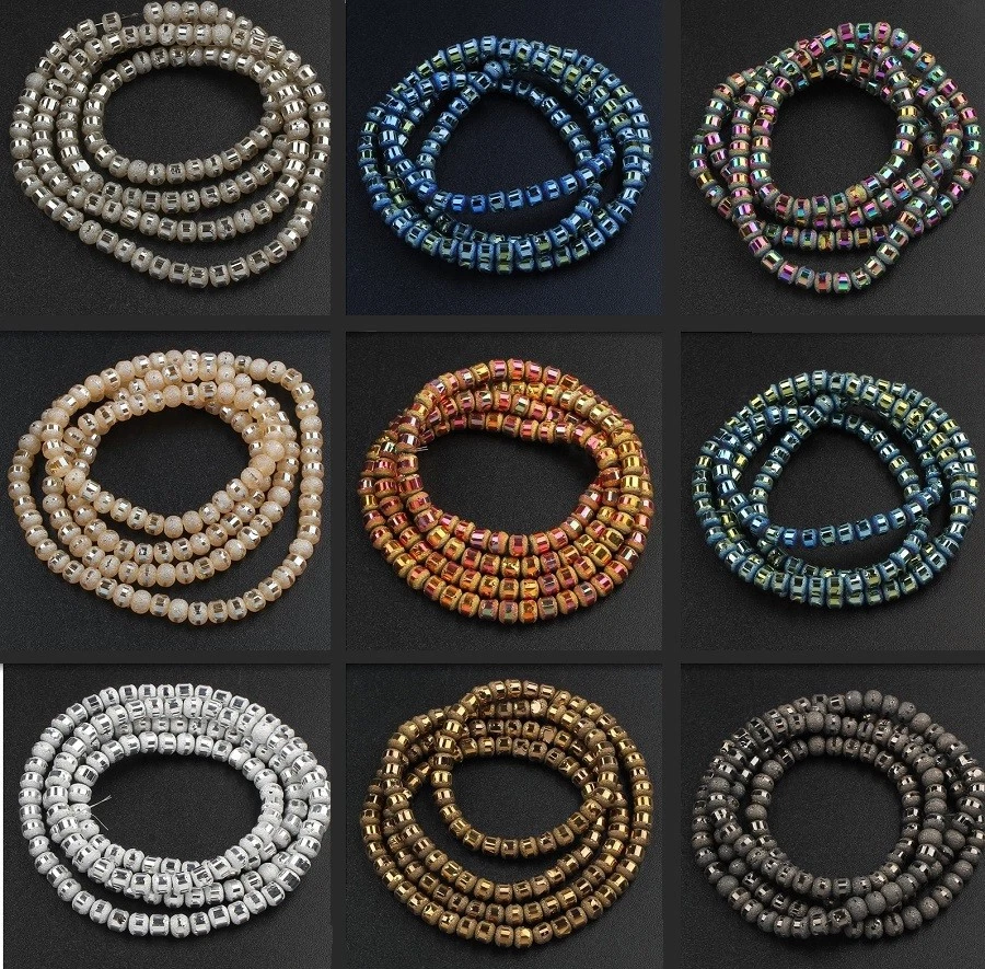 BESCHICHTETE  STARDUST  GLAS  PERLEN  div FARBEN  SCHMUCK  BASTELN  ZUGEHÖR /186 - Bild 1 von 1