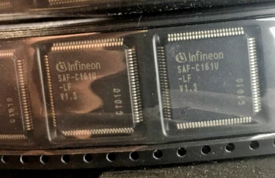 SAF-C161U-LF V1.3 Infineon 16-Bit Embedded C161 MCU 36 MHz 3 KB RAM 56 I/O 100TQ - Image 1 of 2