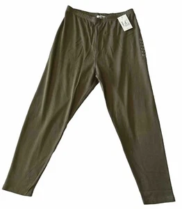 NWT Green Leggings Plus Size 2X LC Fashions Soft Comfy - Picture 1 of 3