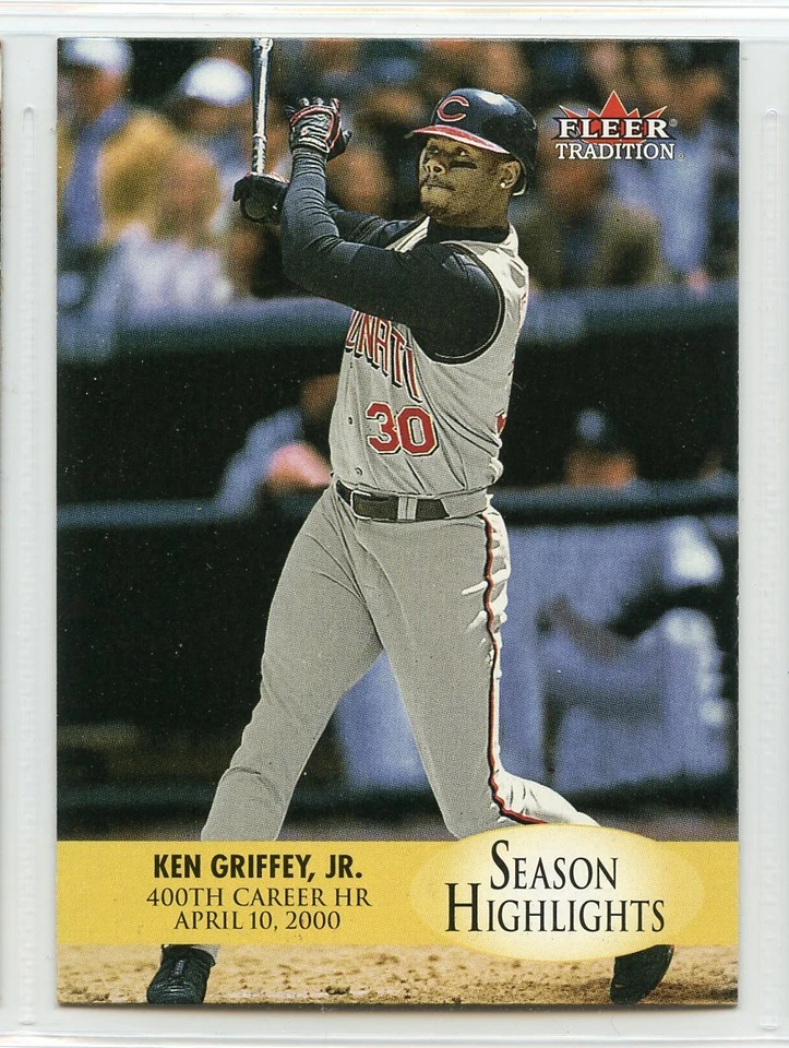 2000 Fleer Tradition Update Baseball - #U1 - Ken Griffey Jr. - Cincinnati Reds - Image 1 of 1