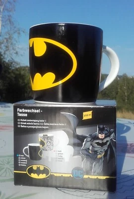 BATMAN DC COMICS FARBWECHSEL TASSE HEISS KALT DESIGN MUG OVP BOX WARNER BROS USA - Bild 1 von 4