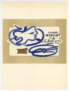 Georges Braque lithograph poster (printed by Mourlot) 1060204 - Picture 1 of 1