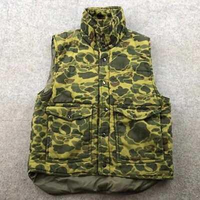 Vintage Sportsman's Choice Vest Mens Large Frog Skin Camo Insulated Hunting - Image 1 of 4