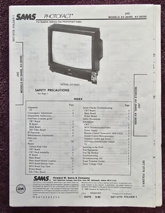 Sams Photofact 2773-1 Service Manual for JVC AV-2649S, AV-2659S - Picture 1 of 1